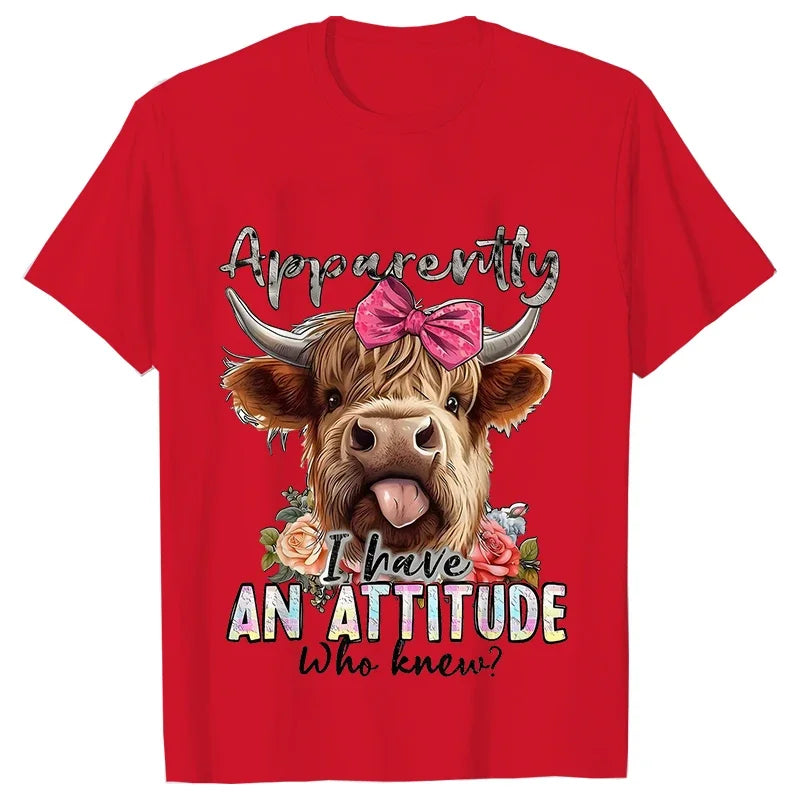 Highland Cow Print T-Shirts