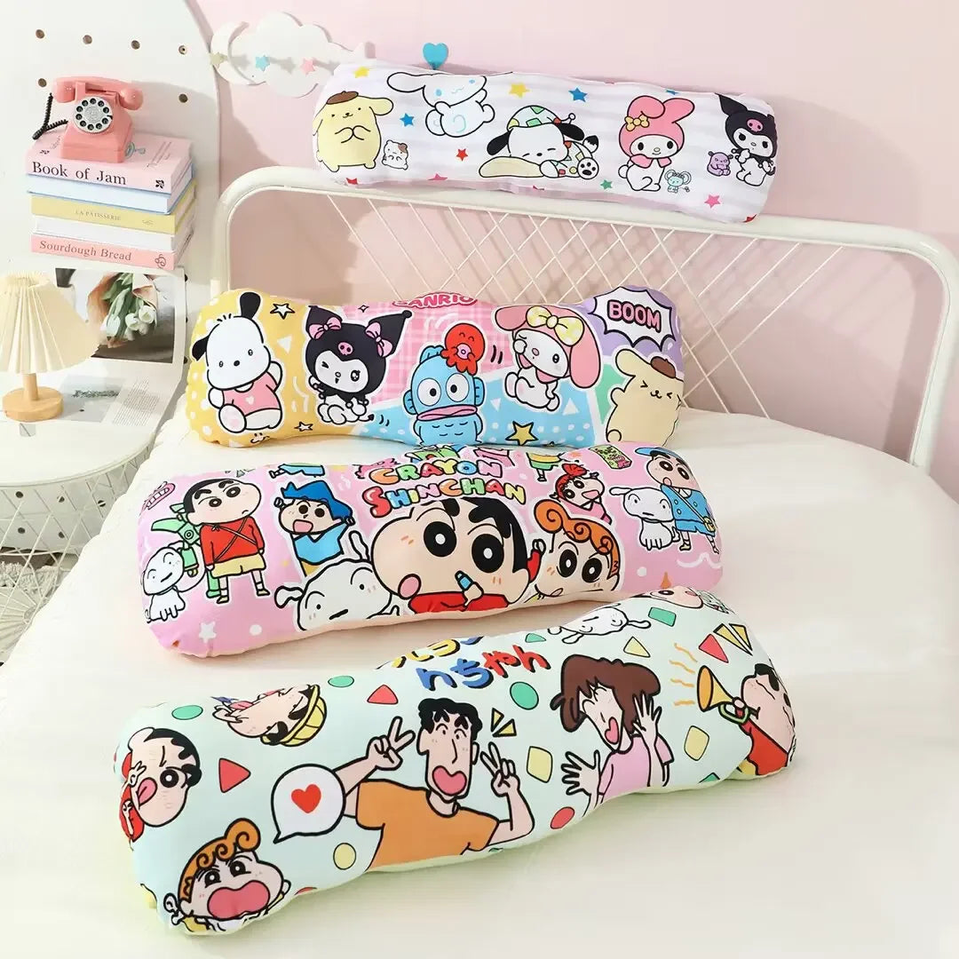 Long Pillow Cartoon Kuromi Printed Plushies