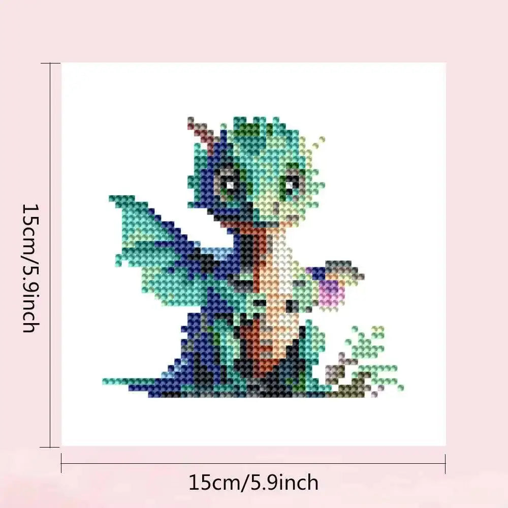 12pcs Dinosaur Diamond Painting