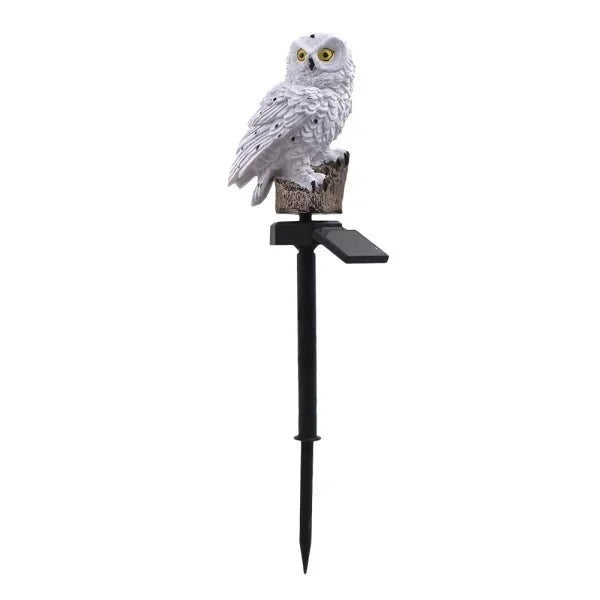Owl Lights Outdoor Solar Powered Lawn Floor Lamp Waterproof Landscape Lighting Pathway LED Animal Lantern Yard Lawn Garden Decor