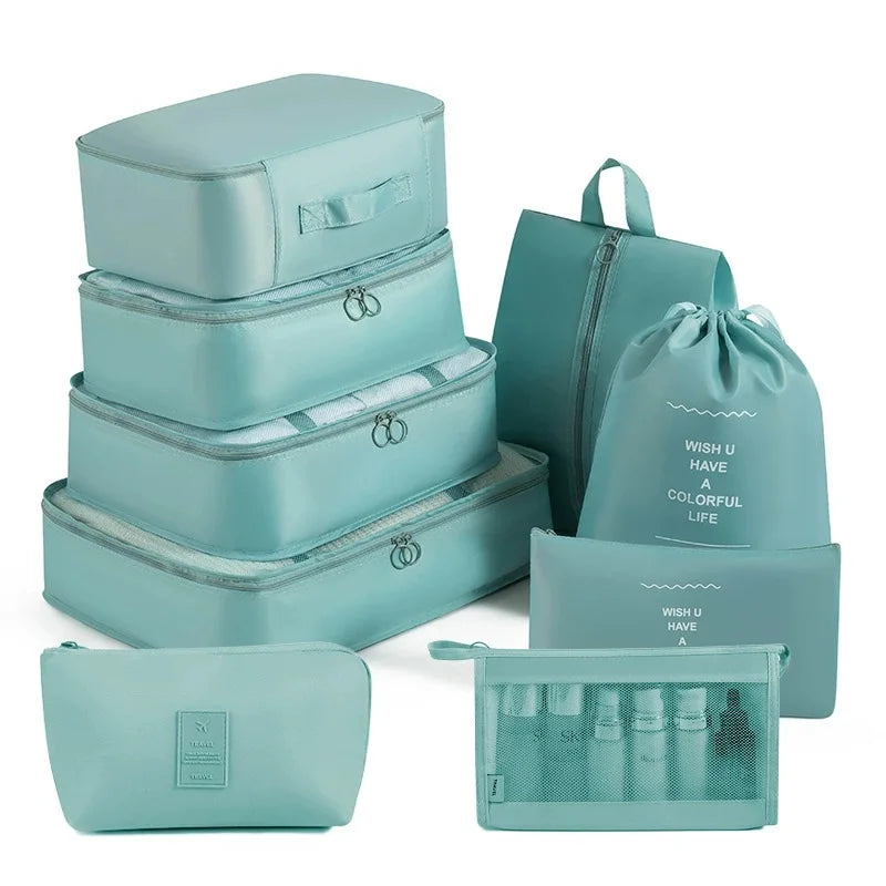 7/8/9-piece Set Travel Storage Bags