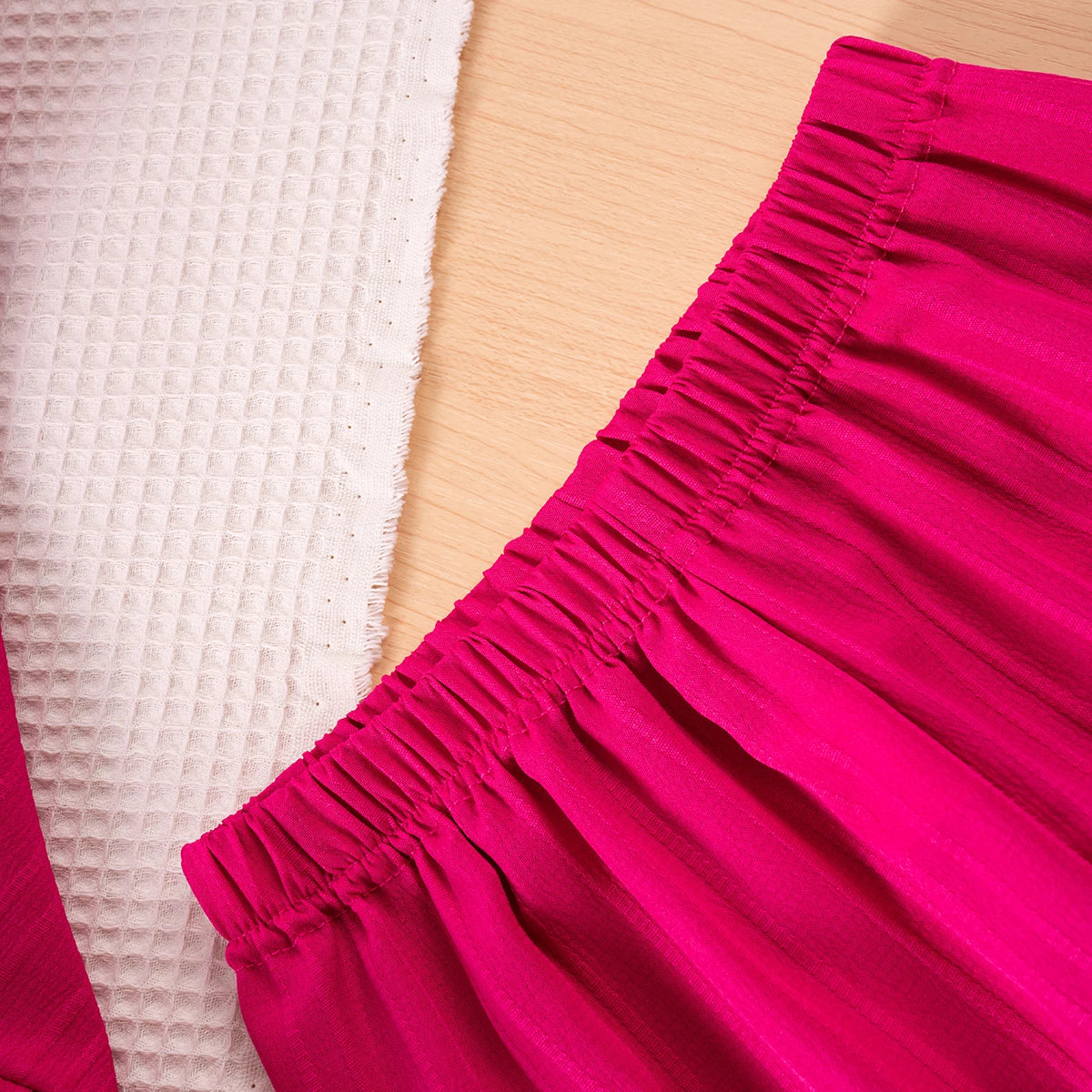 Shorts Sleeves + Wide Leg Pants 2PCS