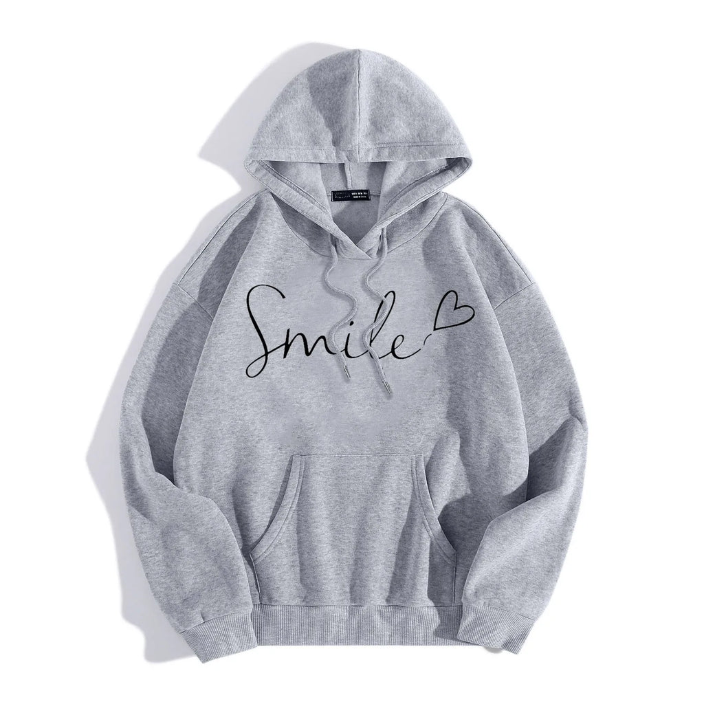 Grey Smile Hoodie