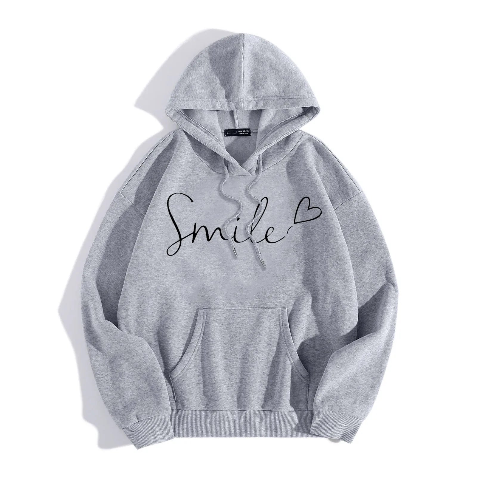 Grey Smile Hoodie