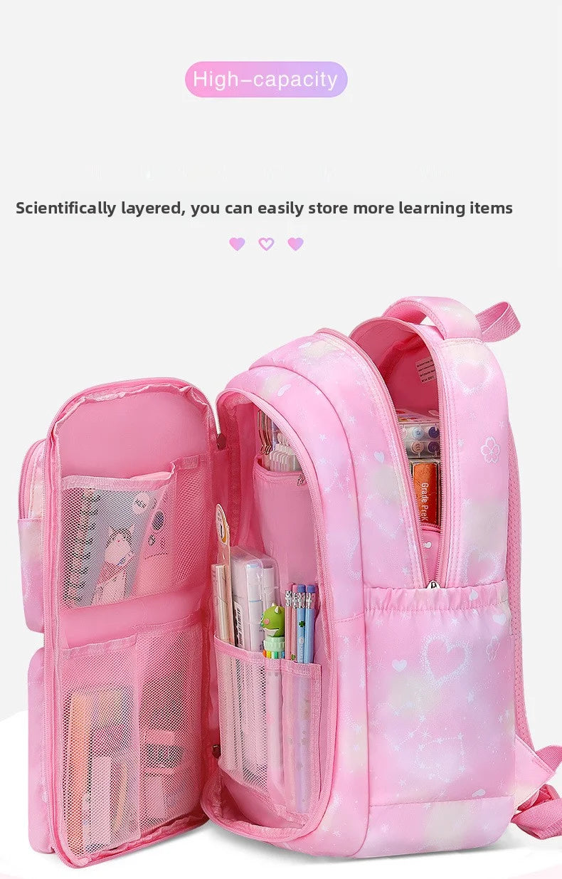 Fashion Love Pendant 3-Piece Set School Backpack