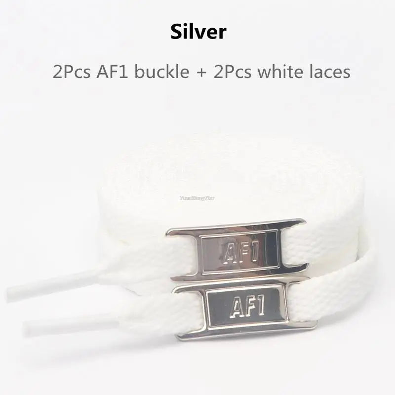 White Flat laces and Shoe Decoration Suit Sneaker Shoelace Fashion Air Force One Shoes Accessories
