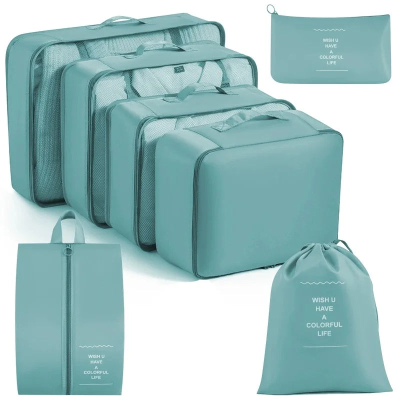 7/8/9-piece Set Travel Storage Bags