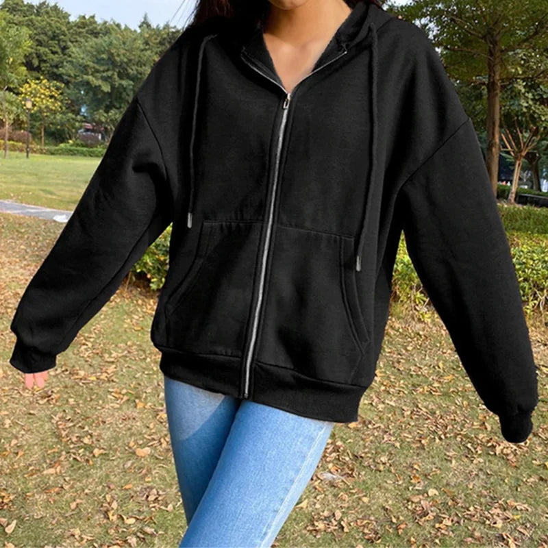 Drawstring Pockets Loose jackets