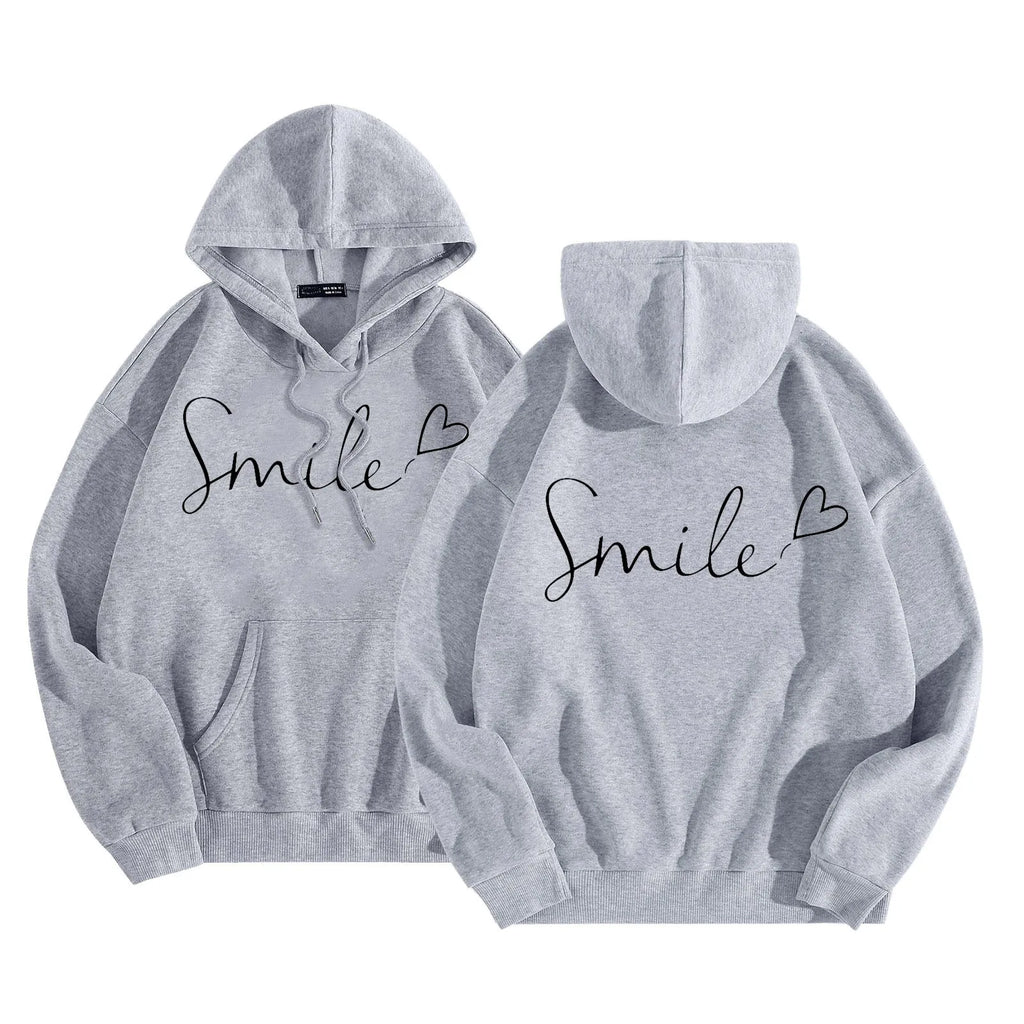 Grey Smile Hoodie