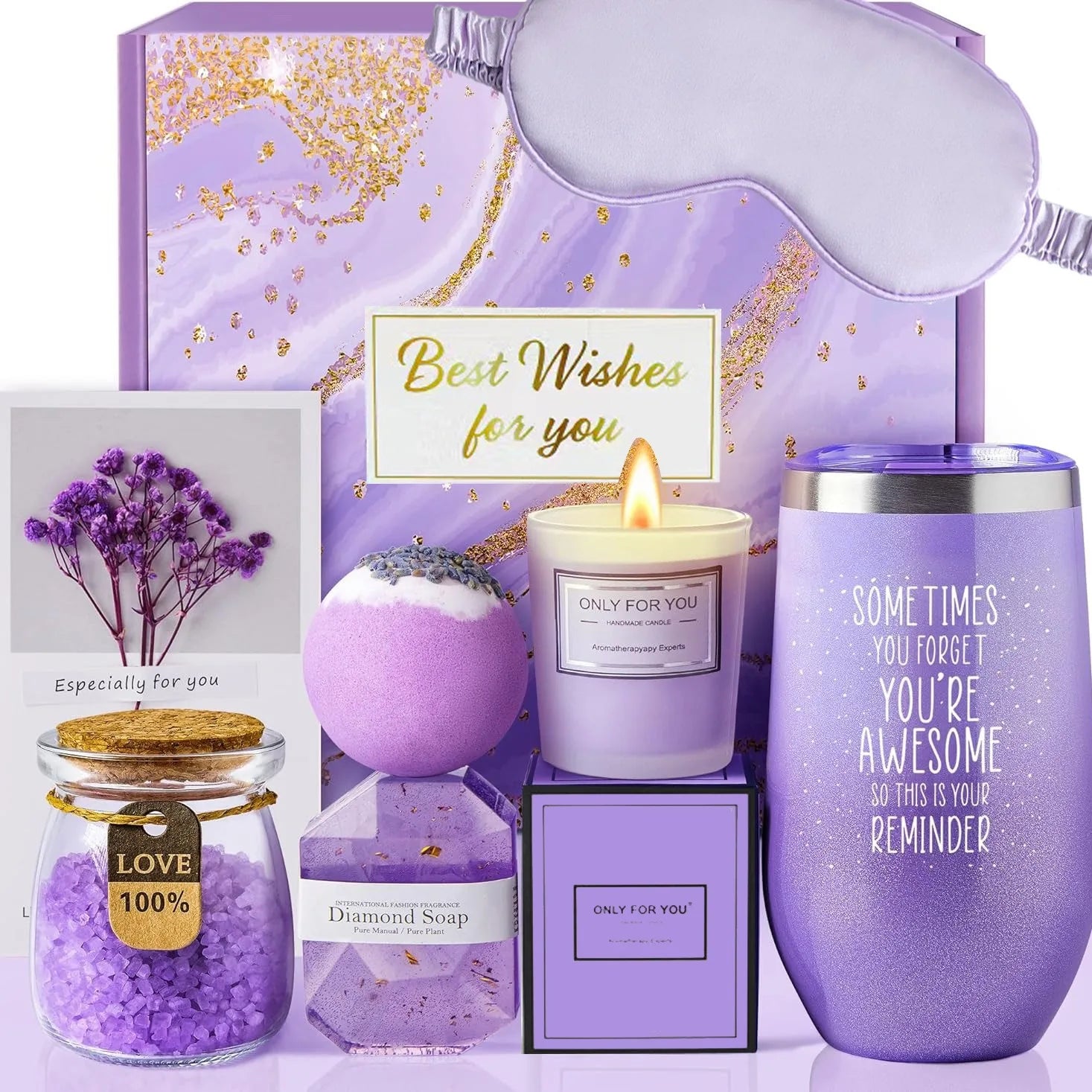 Lavender Spa Gift Basket