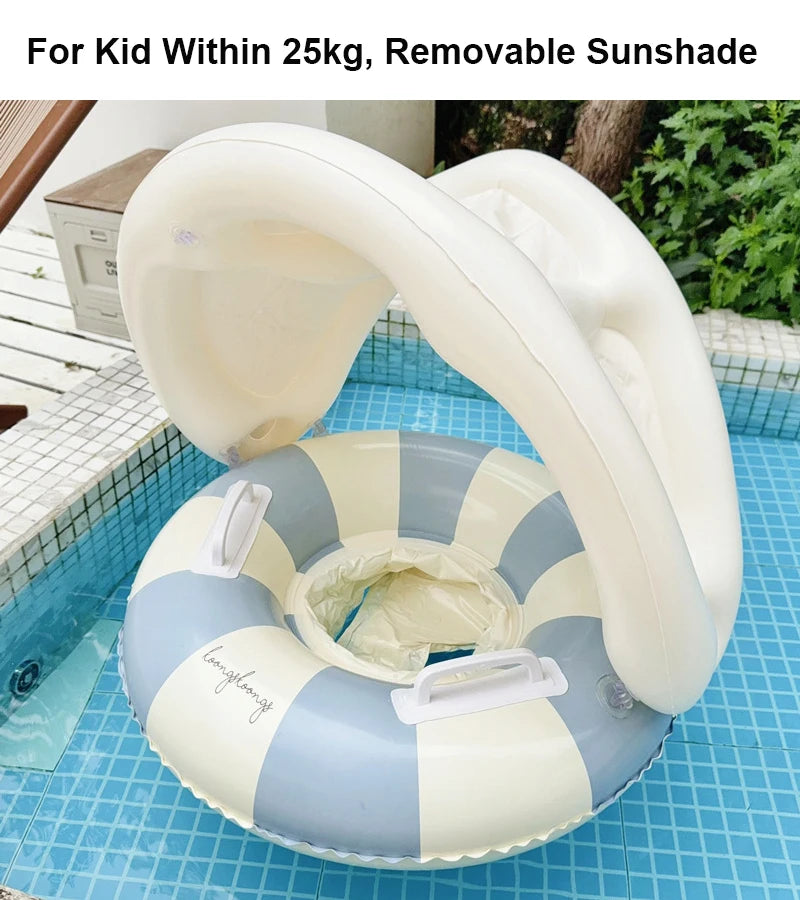Rooxin Pool Float Baby Swim Ring Tube Inflatable Swimming Seat Ring For Kid Child Swimming Circle Beach Water Play Equipment