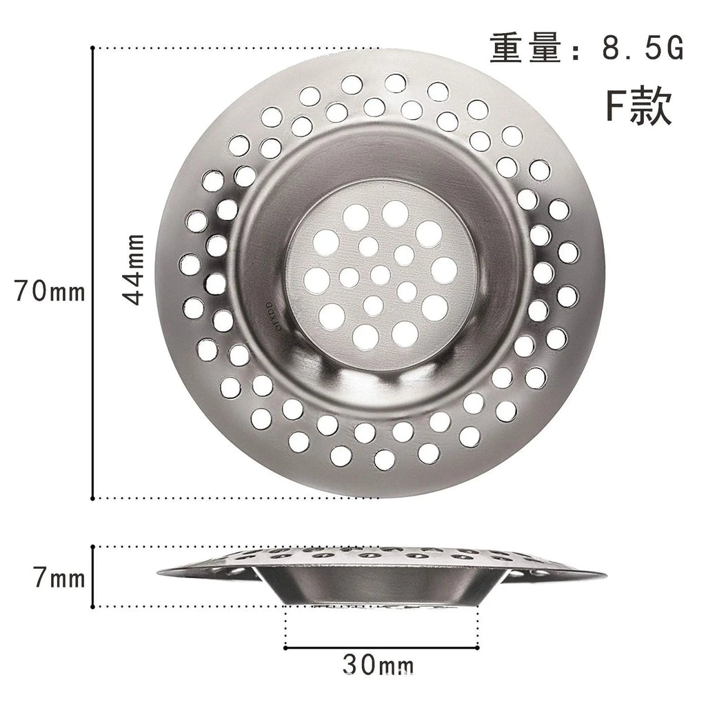 Kitchen Sink Filter Stainless Steel Sink Sewer Mesh Strainers Kitchen Tools Bathroom Floor Drains Hair Catcher Waste Plug Filter