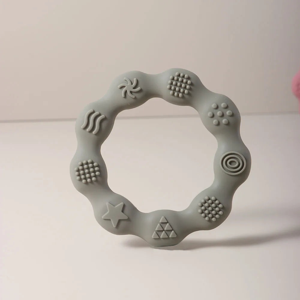 silicone ring teether