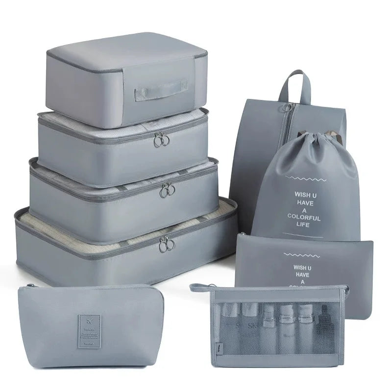 7/8/9-piece Set Travel Storage Bags
