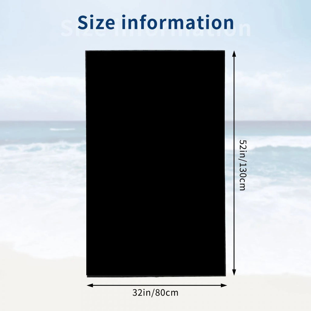 1pc Pura Vida Microfiber Beach Towel