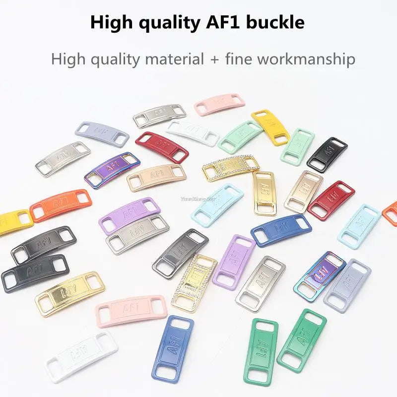 White Flat laces and Shoe Decoration Suit Sneaker Shoelace Fashion Air Force One Shoes Accessories