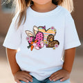 Summer Leopard Bunny Print Heart T Shirt