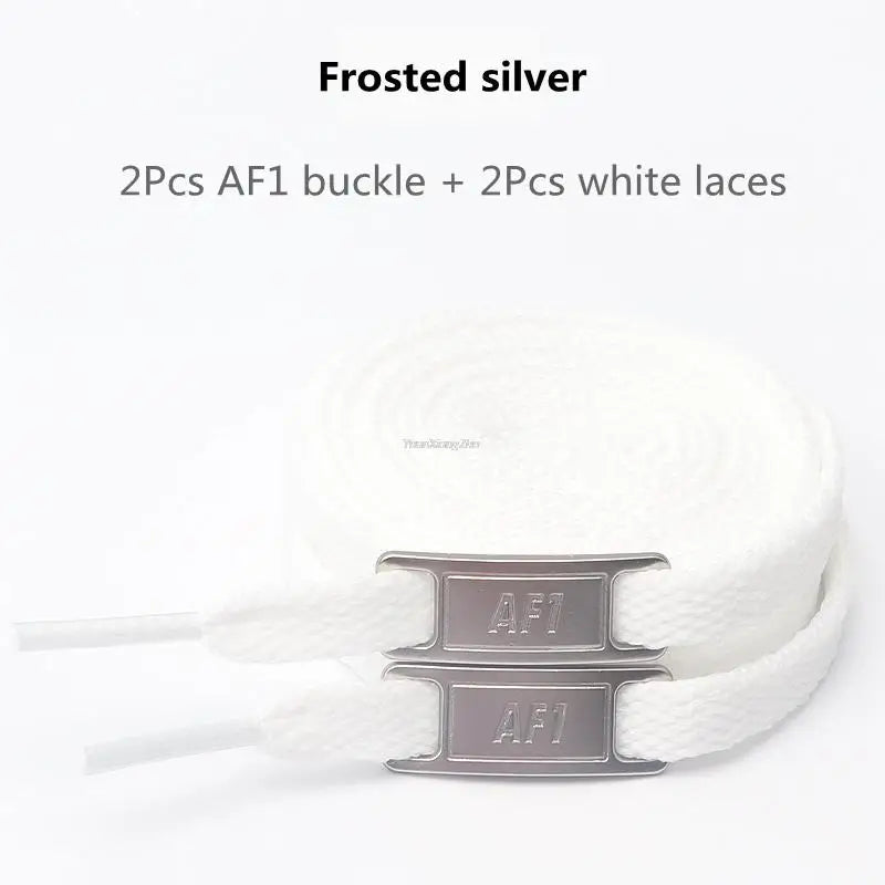 White Flat laces and Shoe Decoration Suit Sneaker Shoelace Fashion Air Force One Shoes Accessories