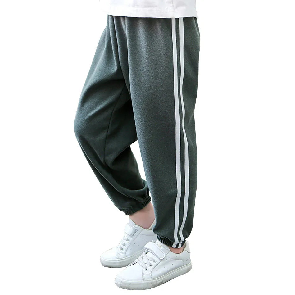 Kids Sports Pants Stylish Comfortable Unisex Children Lounge Pants Boy Girl Daily Wear Outdoor Play and School Casual Trousers