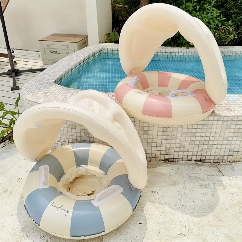 Rooxin Pool Float Baby Swim Ring Tube Inflatable Swimming Seat Ring For Kid Child Swimming Circle Beach Water Play Equipment
