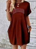 Summer Chicago Usa Dress with pockets
