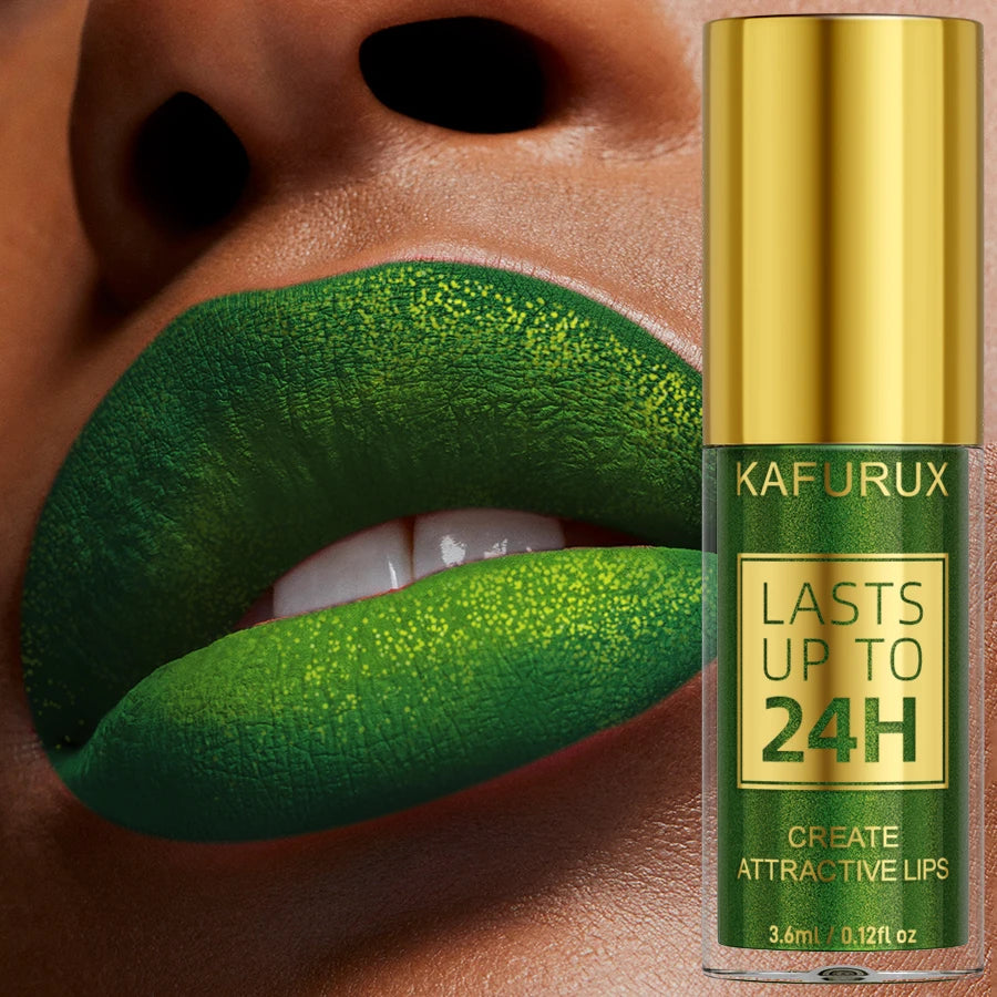 14 Colors Glitter Metallic Lip Glaze