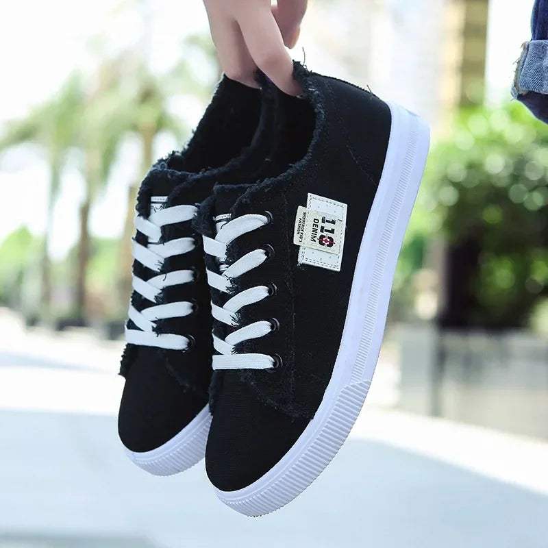 Canvas Sneaker Low Top Denim Slip ons