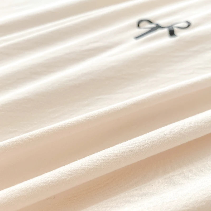 3 Piece Sheet Set  pink bowknot