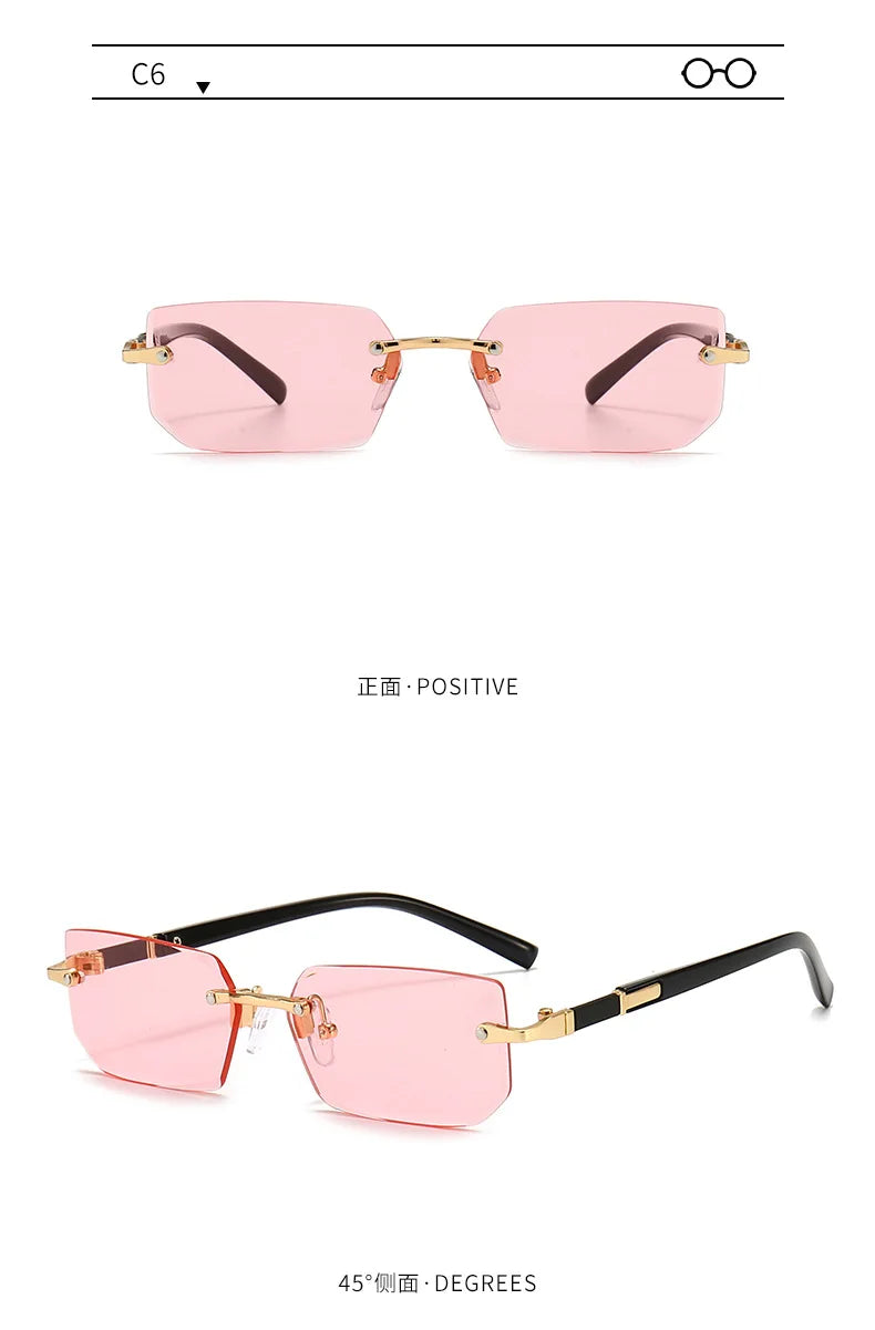 Rimless Sunglasses
