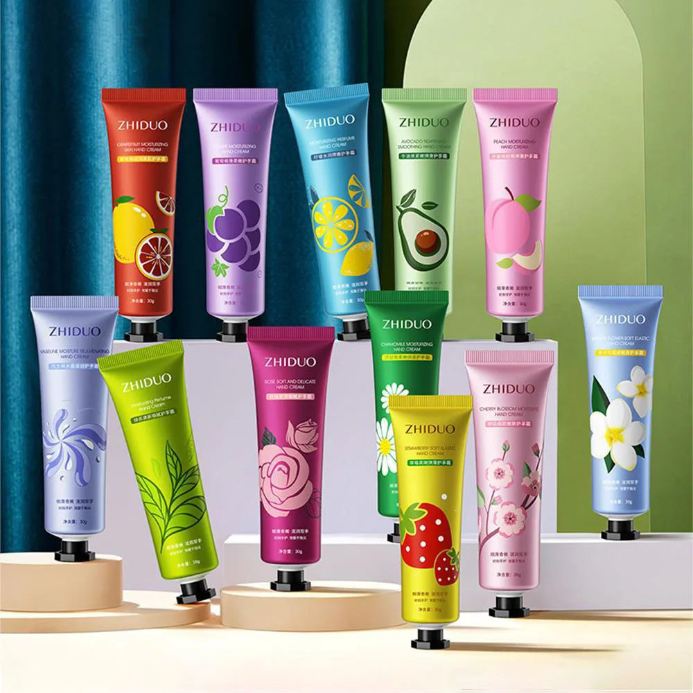 10pcs Fruity Flowery Hand Cream Sets
