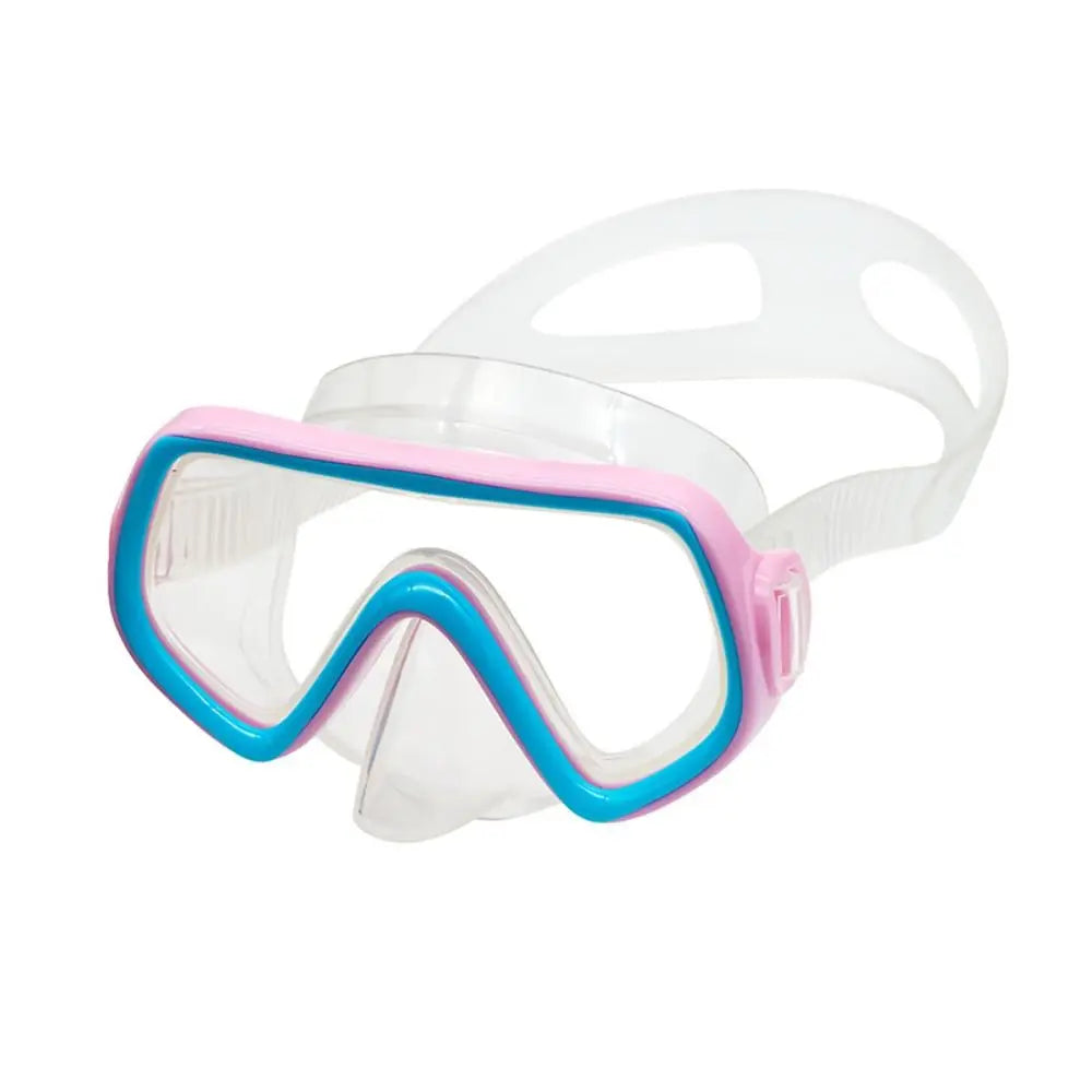 PVC Strap Kids Swim Goggles Anti Fog with Nose Cover