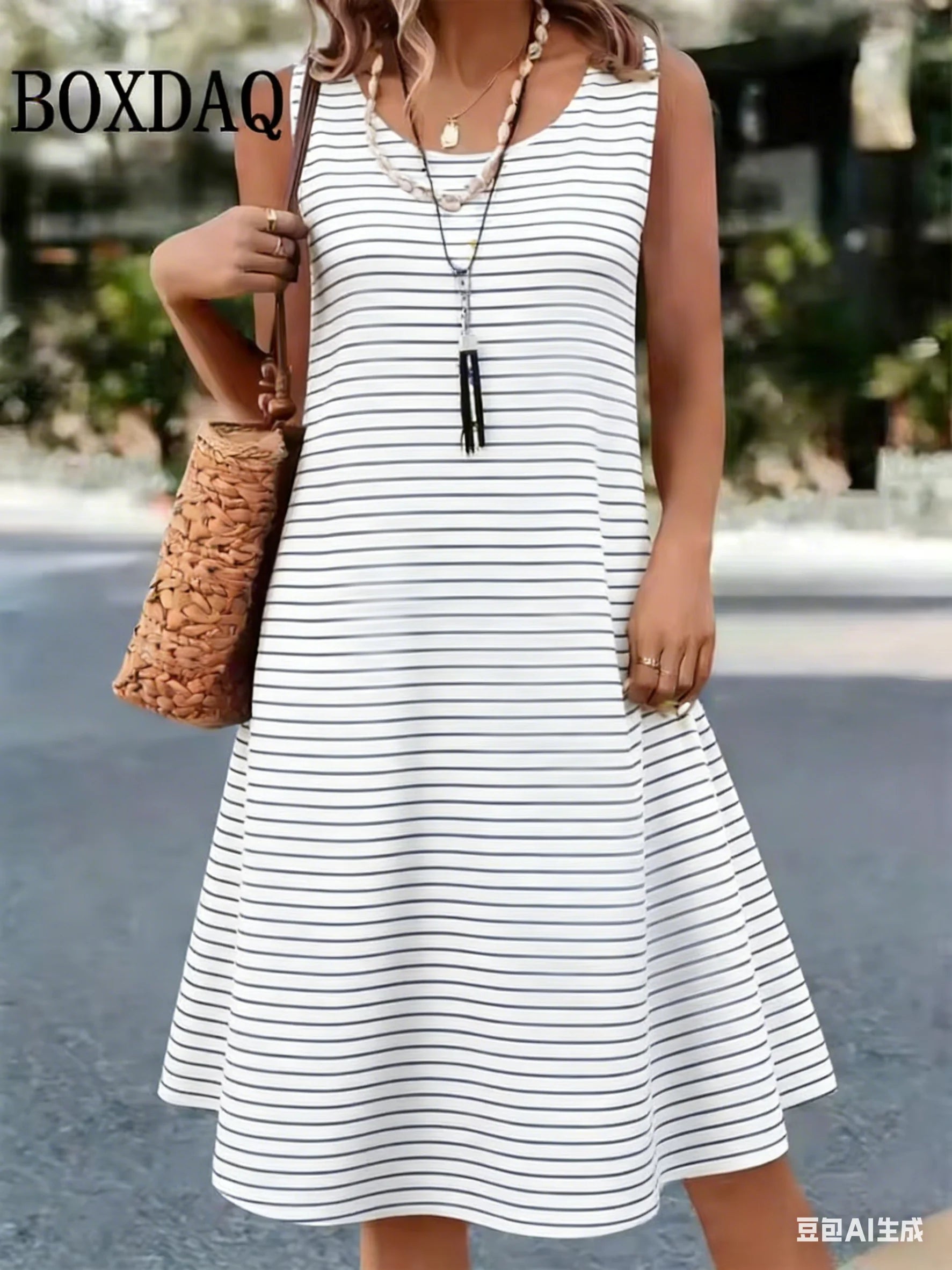 Polka Dot Sleeveless Dress