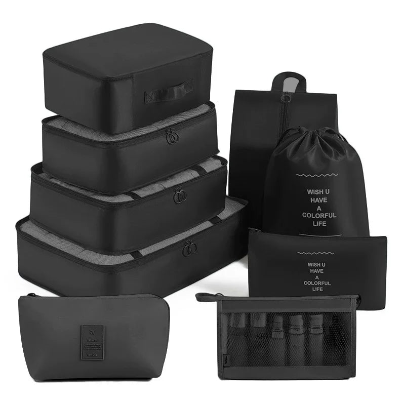 7/8/9-piece Set Travel Storage Bags