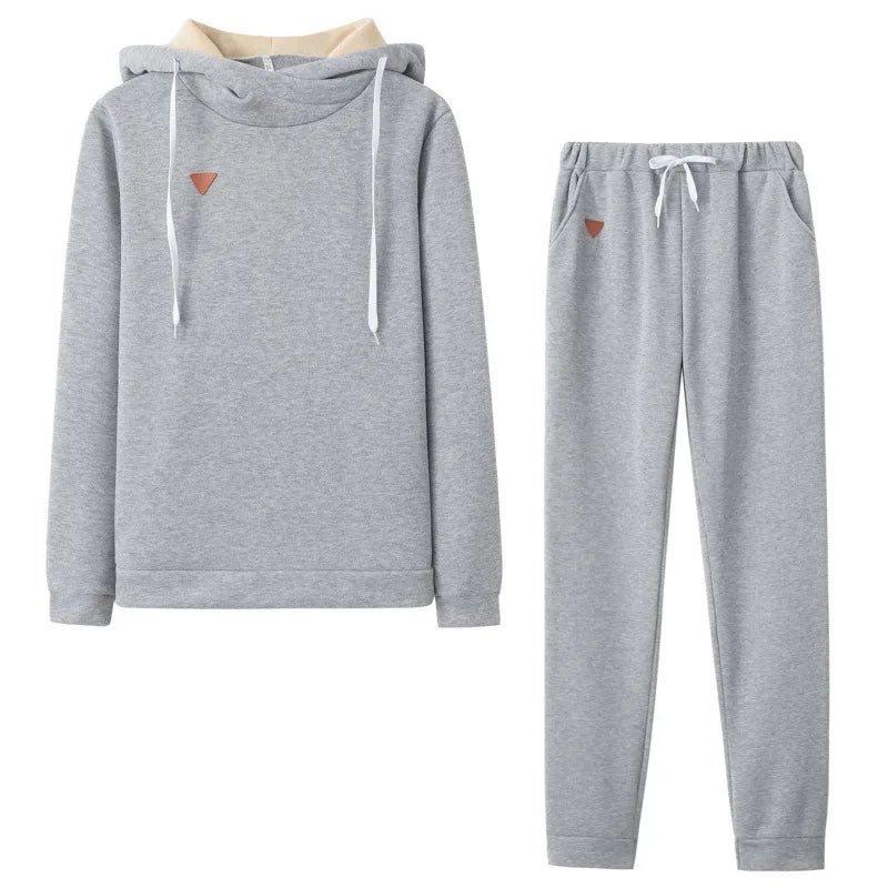Fleece Long Sleeve Two-Piece Set