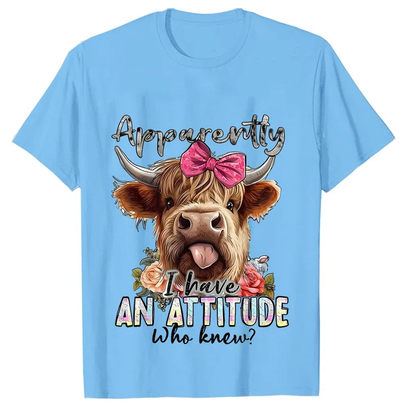 Highland Cow Print T-Shirts