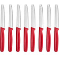 4/6/8 Stainless Steel Serrated Steak knife Round Tip Fruit And Vegetable Paring Knife Kitchen Baking Toast Serrated Bread Knives