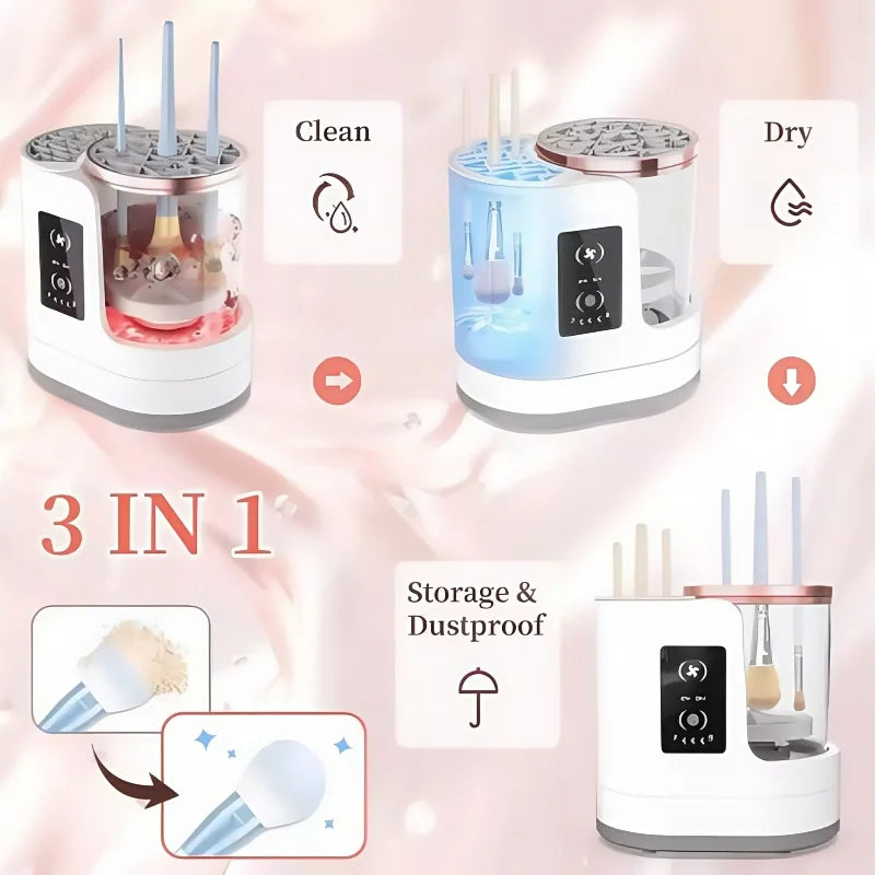 Electric  3 IN 1 Makeup Brush Cleaneing Machine