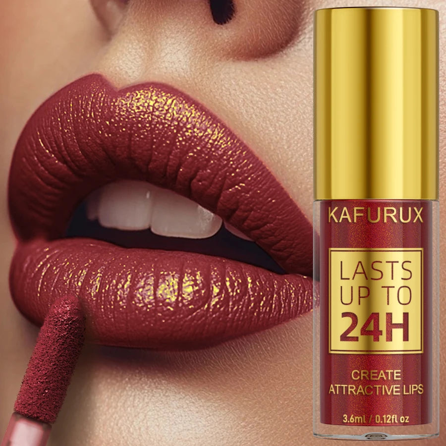 14 Colors Glitter Metallic Lip Glaze