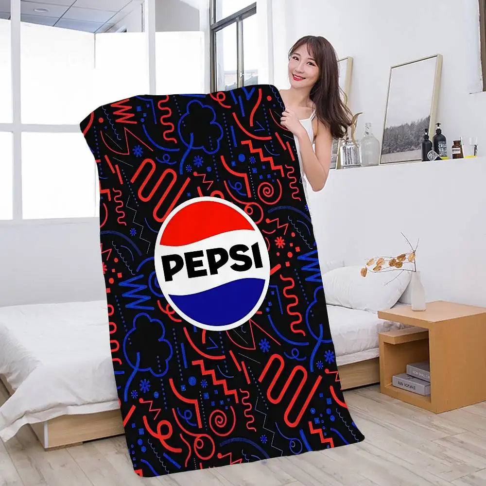 Drinks P-Pepsis Art Cola Microfiber Beach Towel Absorbent Quick Dry Soft Yoga Swimming Resort Mountain Climbing Towel
