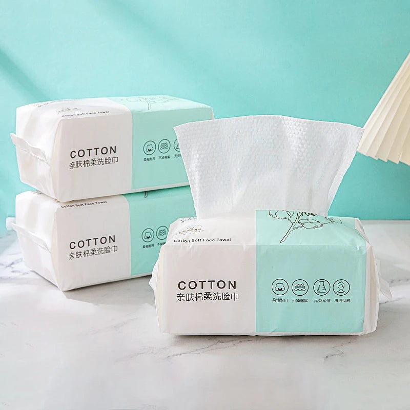 100PCS Natural Disposable Face Towel