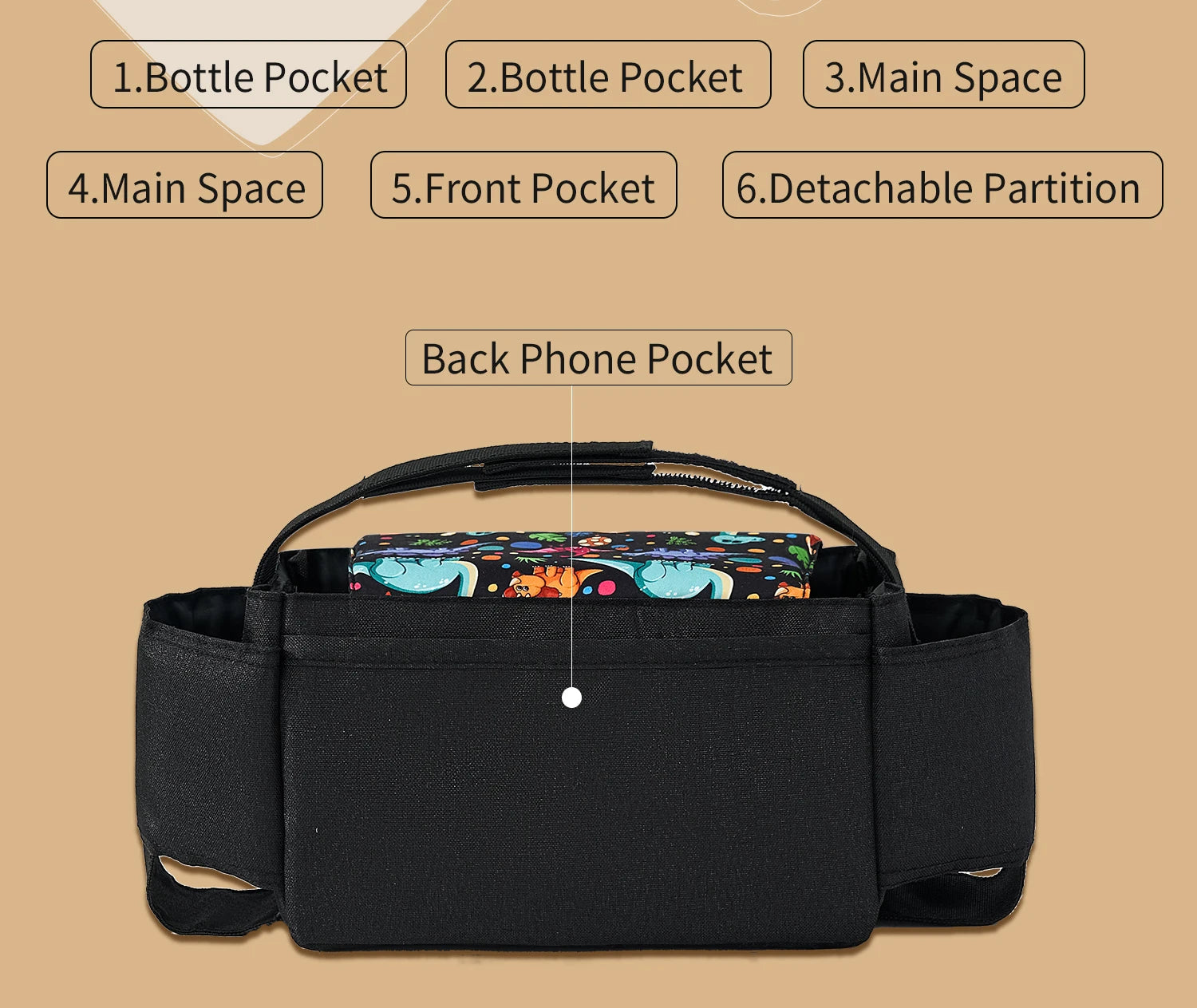 Insular Diaper Bag
