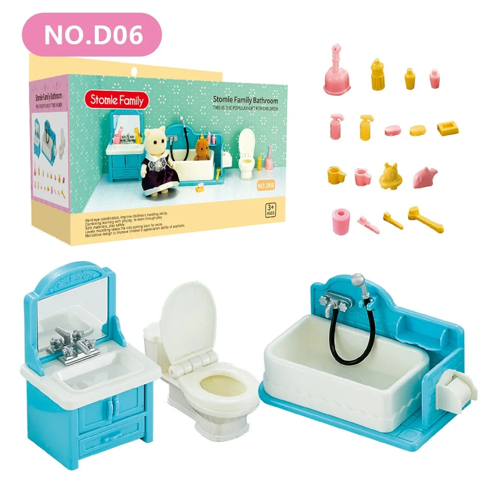 Miniature Furniture Forest Family