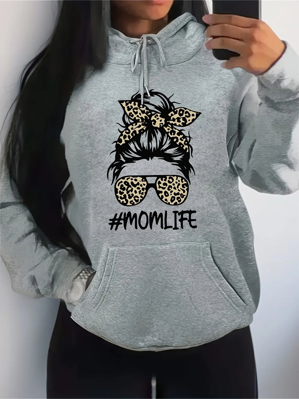 Mom Life graphic sweater