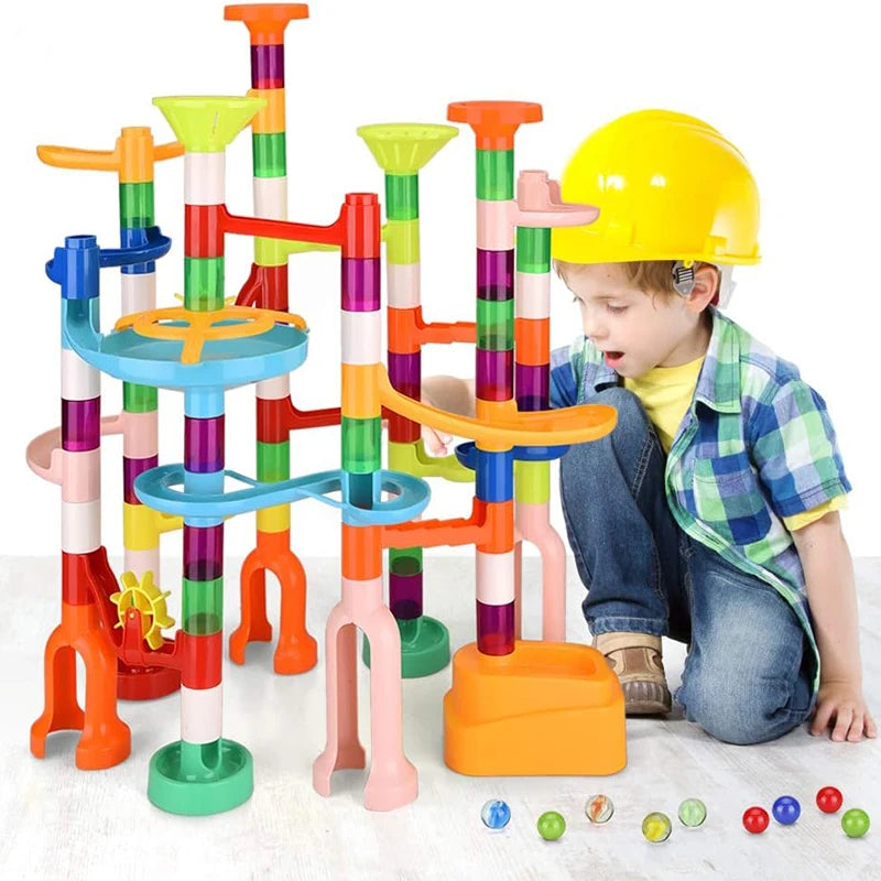 Marbles Run Catapult Track