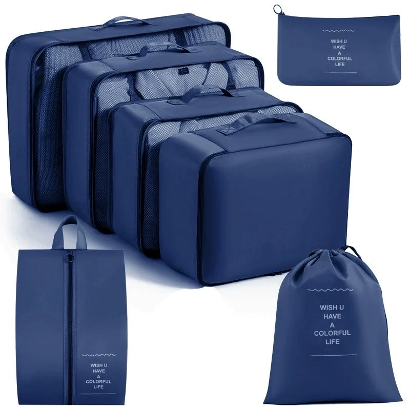 7/8/9-piece Set Travel Storage Bags