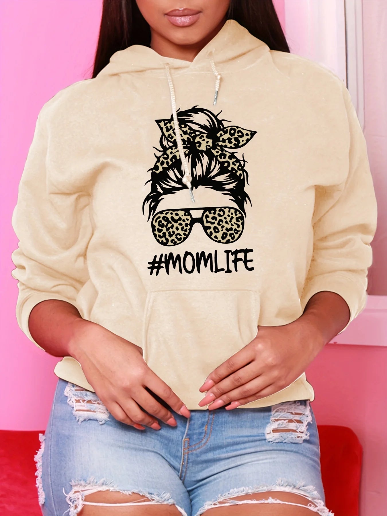 Mom Life graphic sweater