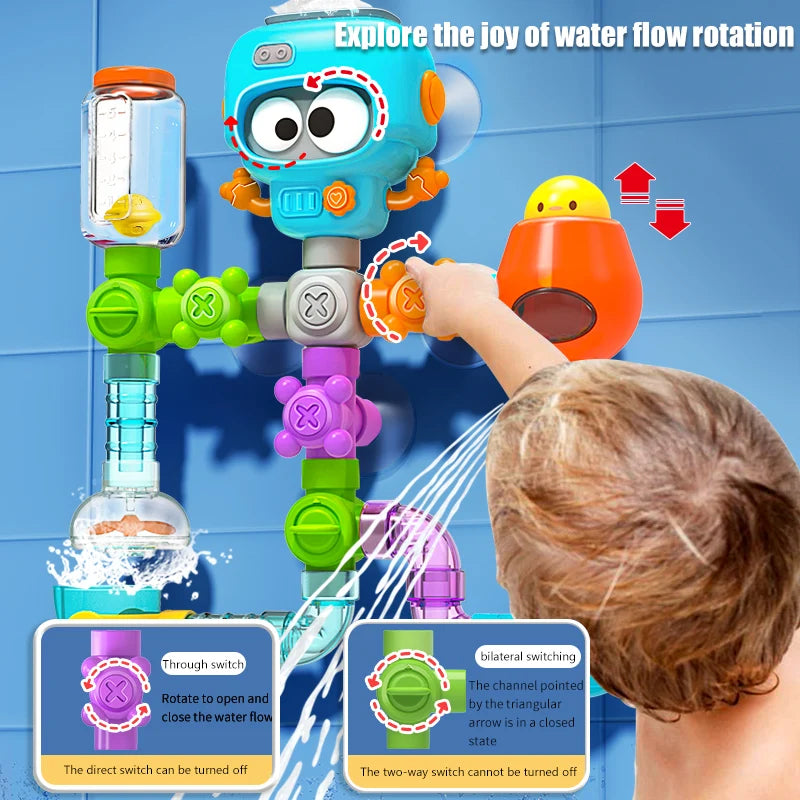 Baby Bath Toys with Strong Suction Cups