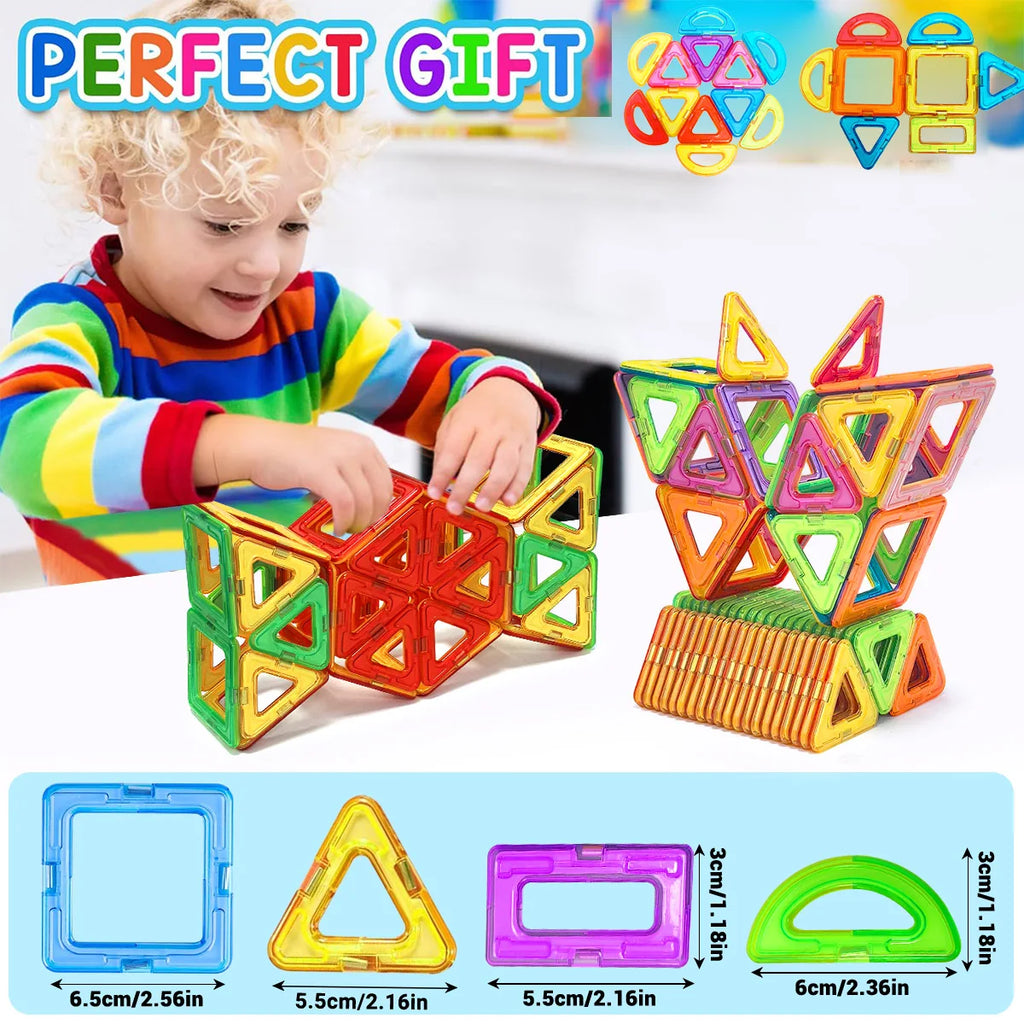 30/62/92PCS Magnetic Building Blocks