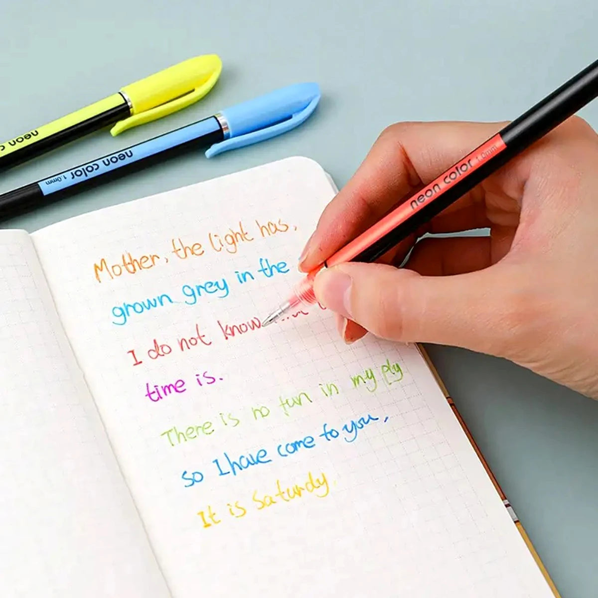 60Pcs Metallic Glitter Colors Gel Pens Set