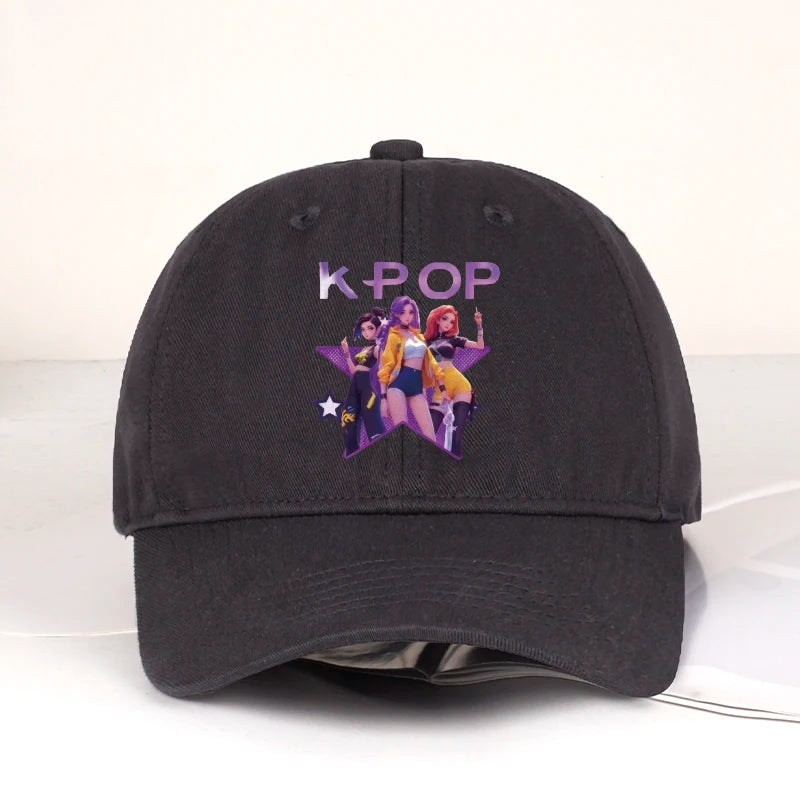 K-POP Cartoon Girl Group Star